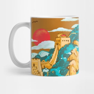 Great Wall of China by Cindy Rose Studio Mug